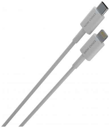 Дата-кабель More choice K71Si Smart USB 2.4A PD30W для Lightning 8-pin Type-C TPE 2м White K71Sia 2m 965844465965021