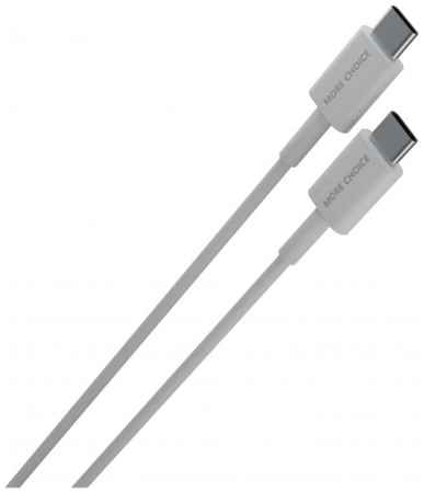 Дата-кабель More choice K71Sa Smart USB 3.0A PD 60W 2 Type-C TPE 2м TPE 2м White K71Saa 2m