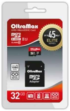 Карта памяти MicroSD OltraMax Elite UHS-I 32 Гб с адаптером класс 10 965844465965039