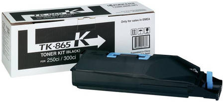 Картридж для лазерного принтера Kyocera TK-865K, черный, оригинал 965844466363806