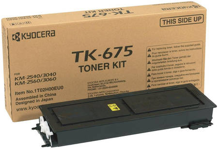 Картридж для лазерного принтера Kyocera TK-675, черный, оригинал 965844466363813