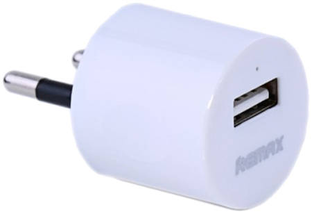 Сетевое зарядное устройство Remax Charger Mini RMT5288 U5, 1 USB, 1 A, white 965844466543681