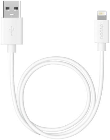 Кабель Deppa 72223 USB-8-pin для Apple, 2м, белый 965844466551493