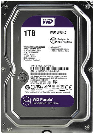 Жесткий диск WD Purple 1ТБ (WD10PURZ) 965844466552110