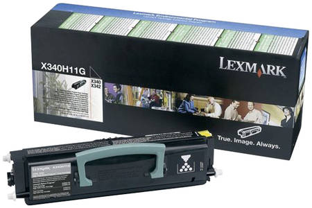 Картридж для лазерного принтера Lexmark X340H11G, черный, оригинал 965844466552607