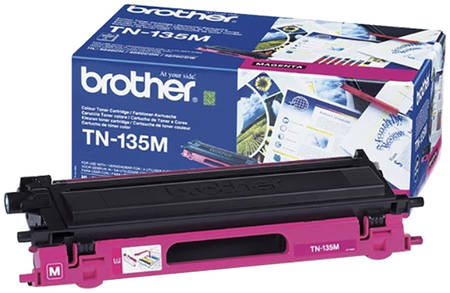 Картридж для лазерного принтера Brother TN-135M, пурпурный, оригинал 965844466552639