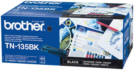 Картридж для лазерного принтера Brother TN-135BK, черный, оригинал 965844466552663