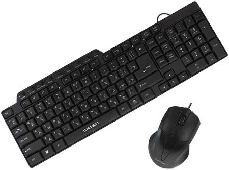 Комплект клавиатура и мышь Crown Micro CMMK-520B Черный 965844466552750