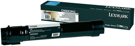 Картридж для лазерного принтера Lexmark C950X2KG, черный, оригинал 965844466552779