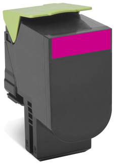 Картридж для лазерного принтера Lexmark 80C8HME, пурпурный, оригинал 965844466552858