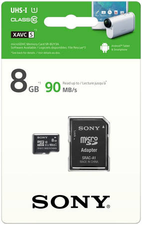 Карта памяти Sony Micro SDHC SR8UY3AT 8GB SR-8UY3A 965844466926102