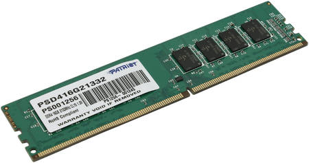 Patriot Memory Оперативная память Patriot Signature 16Gb DDR4 2133MHz (PSD416G21332) Signature Line 965844466955390