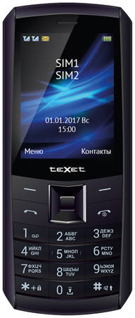 Мобильный телефон Texet TM-D328 черный 2.8″