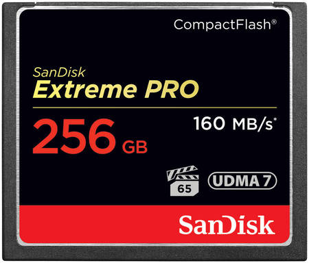Карта памяти SanDisk Compact Flash ExPro SDCFXPS-256G-A46 256GB SDCFXPS-256G-X46 965844467006528