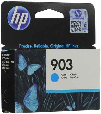 HP Картридж для струйного принтера НР 903 (T6L87AE) голубой, оригинал 965844467006954
