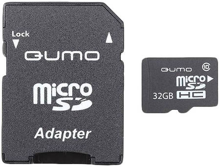 Карта памяти QUMO Micro SDHC QM32GMICSDHC10U1 32GB