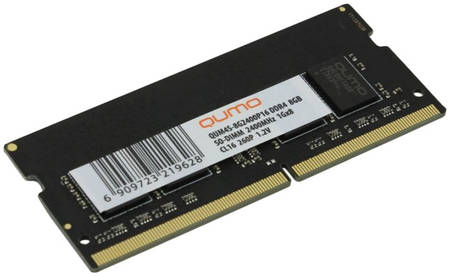 Оперативная память QUMO 8Gb DDR4 2400MHz SO-DIMM (QUM4S-8G2400P16)