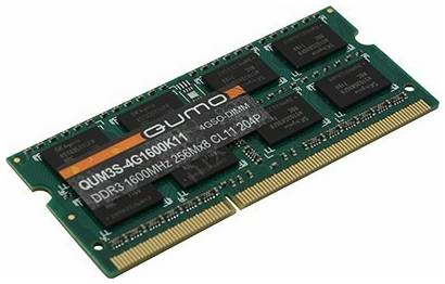 Модуль памяти QUMO SO-DIMM DDR-III 4GB (QUM3S-4G1600K11R) 965844467009985