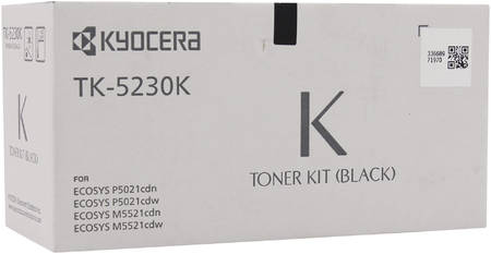 Картридж для лазерного принтера Kyocera TK-5230K, черный, оригинал 965844467026319