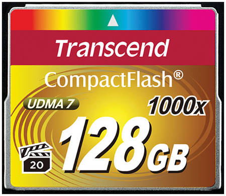 Карта памяти Transcend Compact Flash TS128GCF1000 128GB