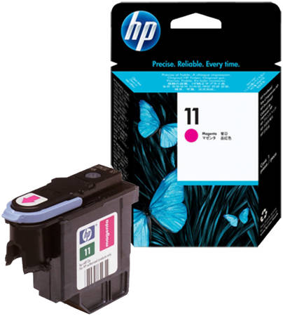 Картридж для струйного принтера HP 11 (C4812A) пурпурный, оригинал КАРТРИДЖ НР C4812A (11) MAGENTA 965844467026397