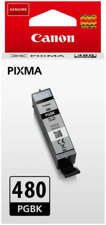 Картридж для струйного принтера Canon PGI-480 PGBK черный, оригинал 965844467026710