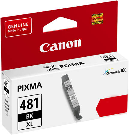 Картридж для струйного принтера Canon CLI-481 BK черный, оригинал 965844467026718