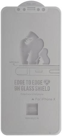 Защитное стекло WK для Apple iPhone X Full Cover Curved Edge Tempered Glass