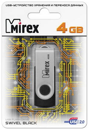 Флешка MIREX Swivel 4ГБ (13600-FMURUS04)