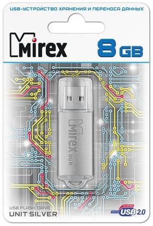 Флешка MIREX Unit 8ГБ (13600-FMUUSI08)