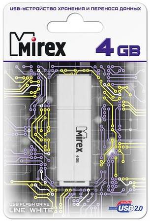 Флешка MIREX Line 4ГБ (13600-FMULWH04)