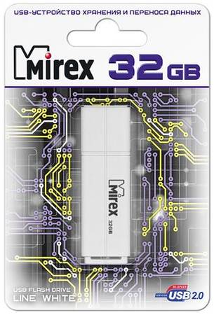 Флешка MIREX Line 32ГБ White (13600-FMULWH32) 965844467054248