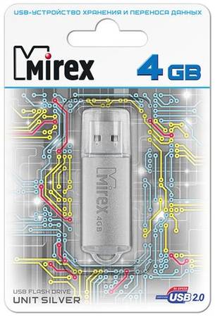 Флешка MIREX Unit 4ГБ Silver (13600-FMUUSI04) 965844467054249