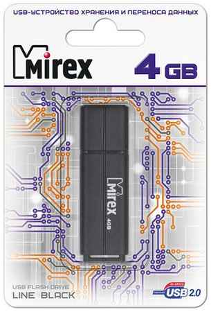 Флешка MIREX Line 4ГБ Black (13600-FMULBK04) 965844467054755