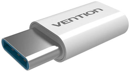 Переходник Vention USB Type C M/USB 2.0 micro B 5pin F, белый (VAS-S10-W)