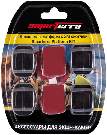 Крепление для экшн-камеры Smarterra SP001B Черный, красный