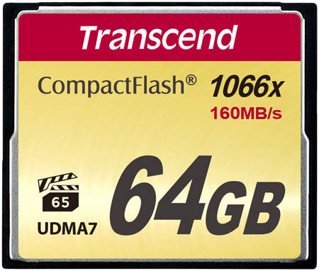 Карта памяти Transcend Compact Flash TS128GCF1000 64GB 965844467072930