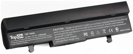 TopON Аккумулятор для ноутбука Asus Eee PC 1001PX, 1001HA, 1005HA Series