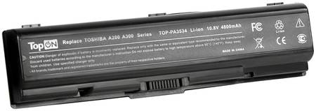 TopON Аккумулятор для ноутбука Toshiba Satellite A200, A210, A300, A500, L200, L500, M2 965844467077519