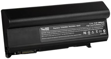TopON Аккумулятор для ноутбука Toshiba Satellite Pro A50, S300, U200, K21, T10, Tecra A 965844467077596