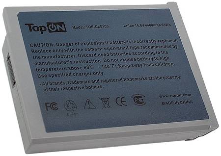 TopON Аккумулятор для ноутбука Dell Inspiron 1100, 1150, 5100, 5150, 5160, Latitude 10 965844467077928