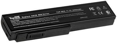 TopON Аккумулятор для ноутбука Asus M50, M60, G50, G60, X55, X57, N43S, N52, N61VF 965844467077986