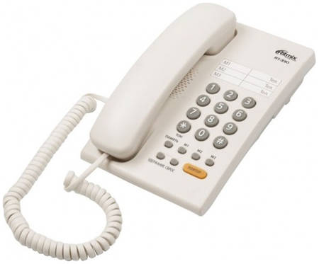 Проводной телефон Ritmix RT-330 белый 965844467130923