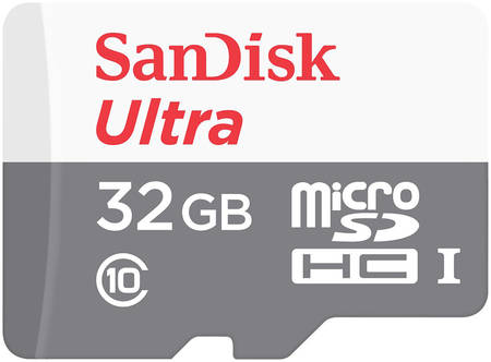 Карта памяти SanDisk Micro SDHC Ultra SDSQUNS-032G-GN3MA 32GB