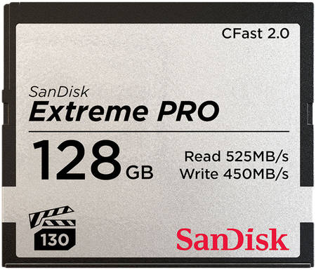 Карта памяти SanDisk Extreme PRO Compact Flash SDCFSP-128G-G46D 128GB