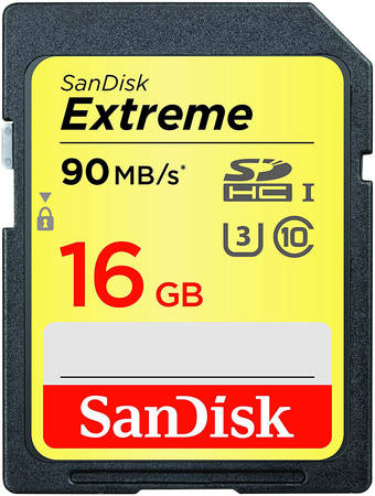 Карта памяти SanDisk Extreme SDHC SDSDXNE-016G-GNCIN 16GB 965844467135511