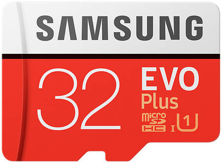 Карта памяти Samsung Micro SDHC EVO Plus MB-MC32GA/RU 32GB 965844467135790