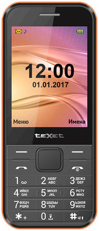 Мобильный телефон teXet TM-302 Black 965844467139946