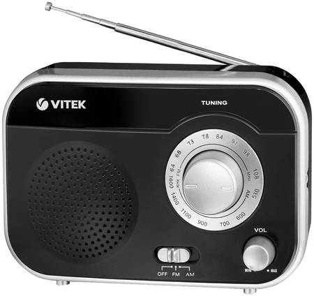 Радиоприемник Vitek VT-3593 Black 965844467152793