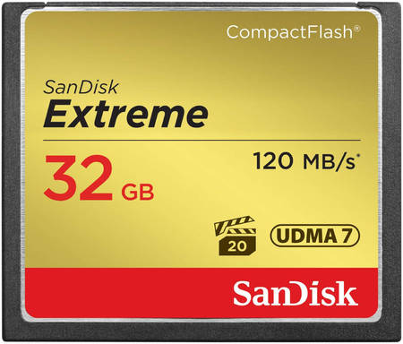 Карта памяти SanDisk Extreme Compact Flash SDCFXSB-032G-G46 32GB 965844467154057